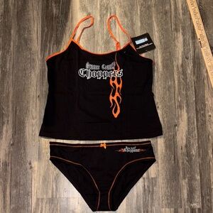 Vintage NWT Orange County choppers set - woman’s medium